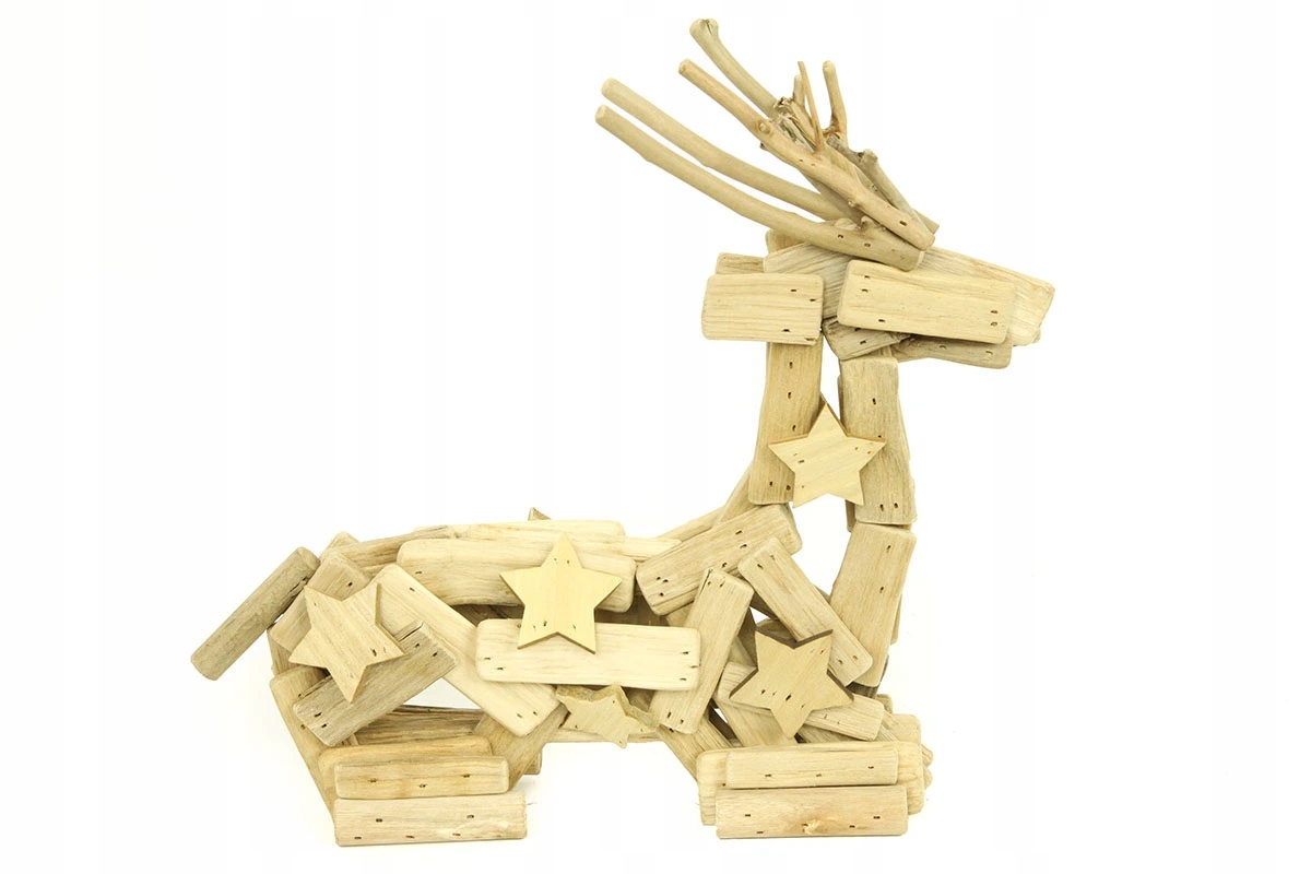 Sob dřevěná vánoční dekorace, 32x29x7 cm