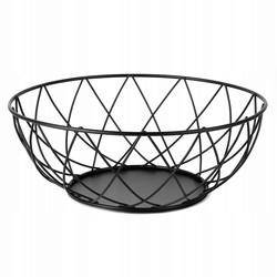 Koszyk na owoce metalowy czarny