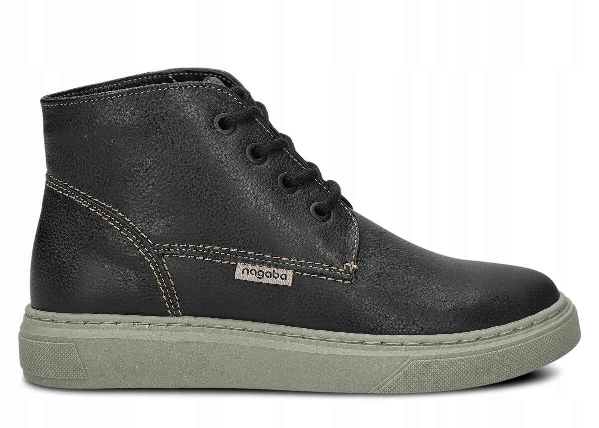 NAGABA 050 CZARNY RUSTIC - TRZEWIK DAMSKI - ROZMIAR 41 Marka Nagaba