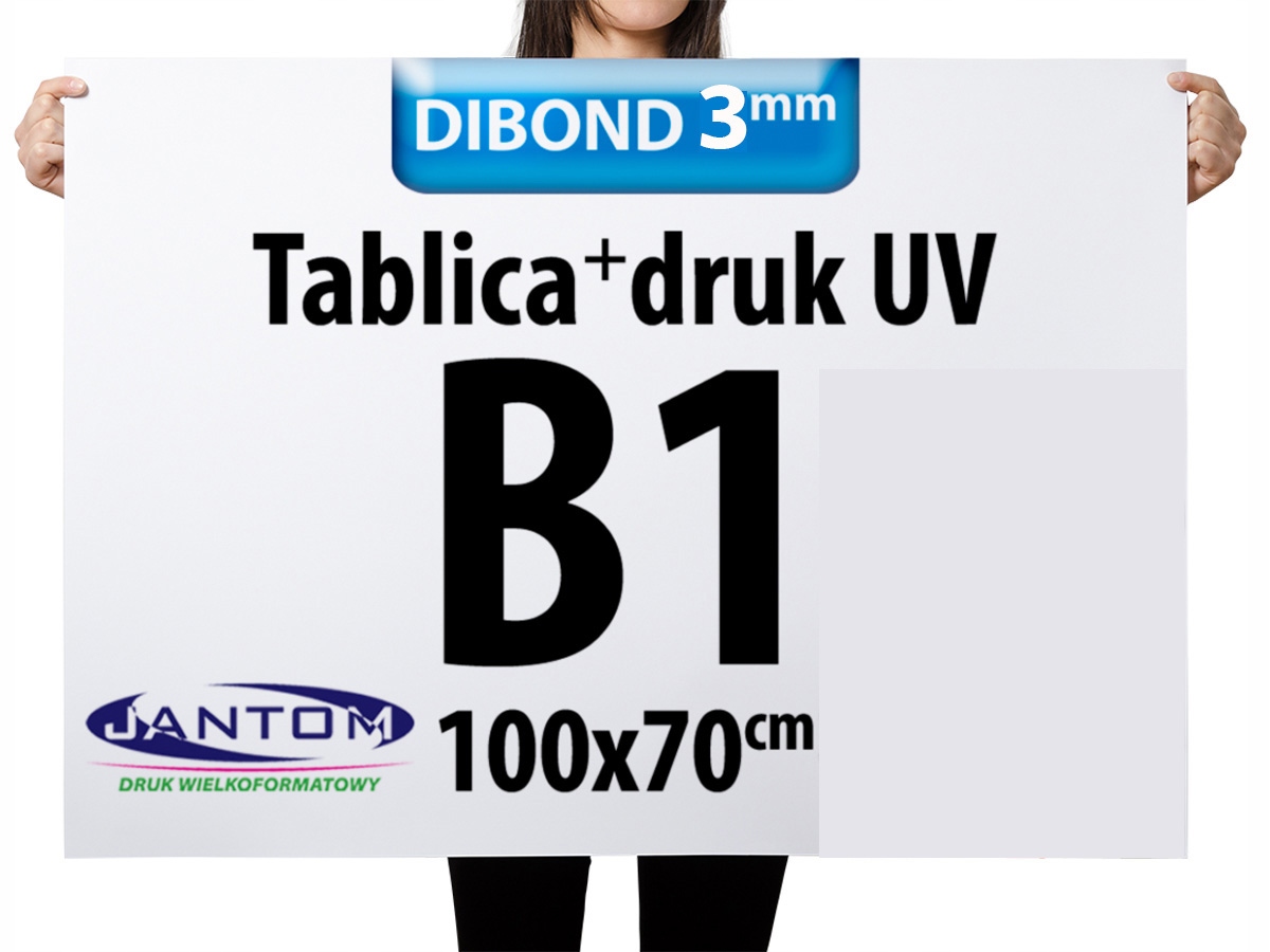 Tablica Szyld Druk Uv Plansza Dibond 3 mm B1