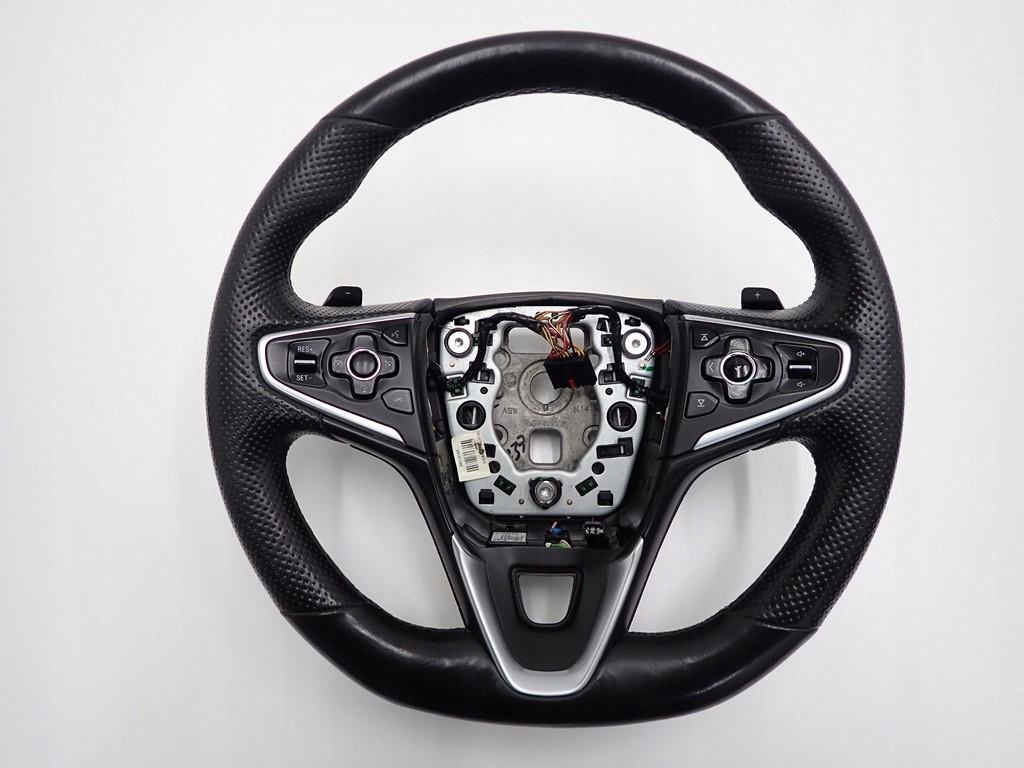KIEROWNICA MULTIFUNKCJA SKÓRA ŁOPATKI INSIGNIA 17R