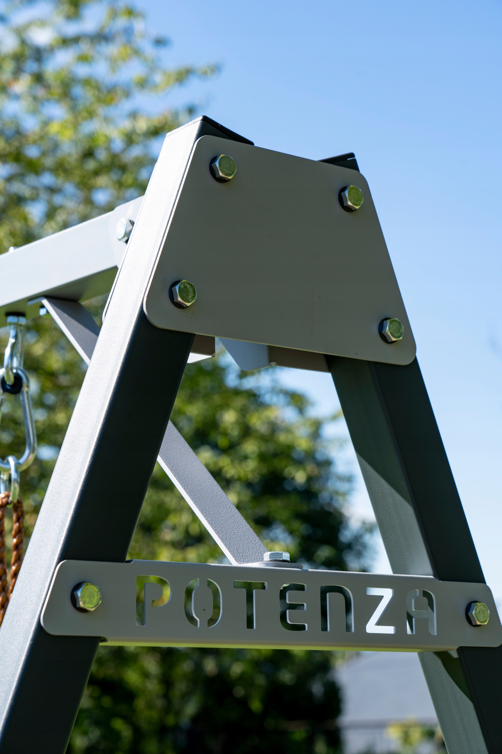 POTENZA Huśtawka ogrodowa podwójna stelaż POLSKI, bocianie gniazdo EAN (GTIN) 5907543785942