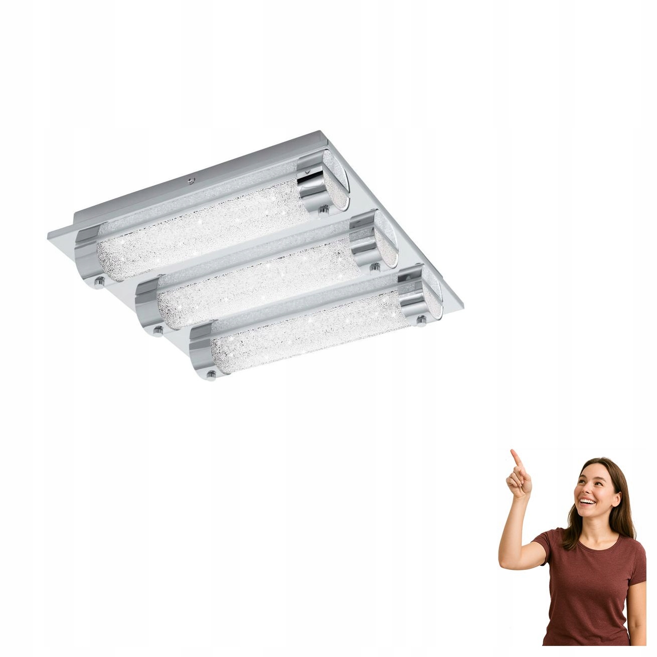 Led stropná a nástenná lampa 22W Tolorico 97056 Eglo