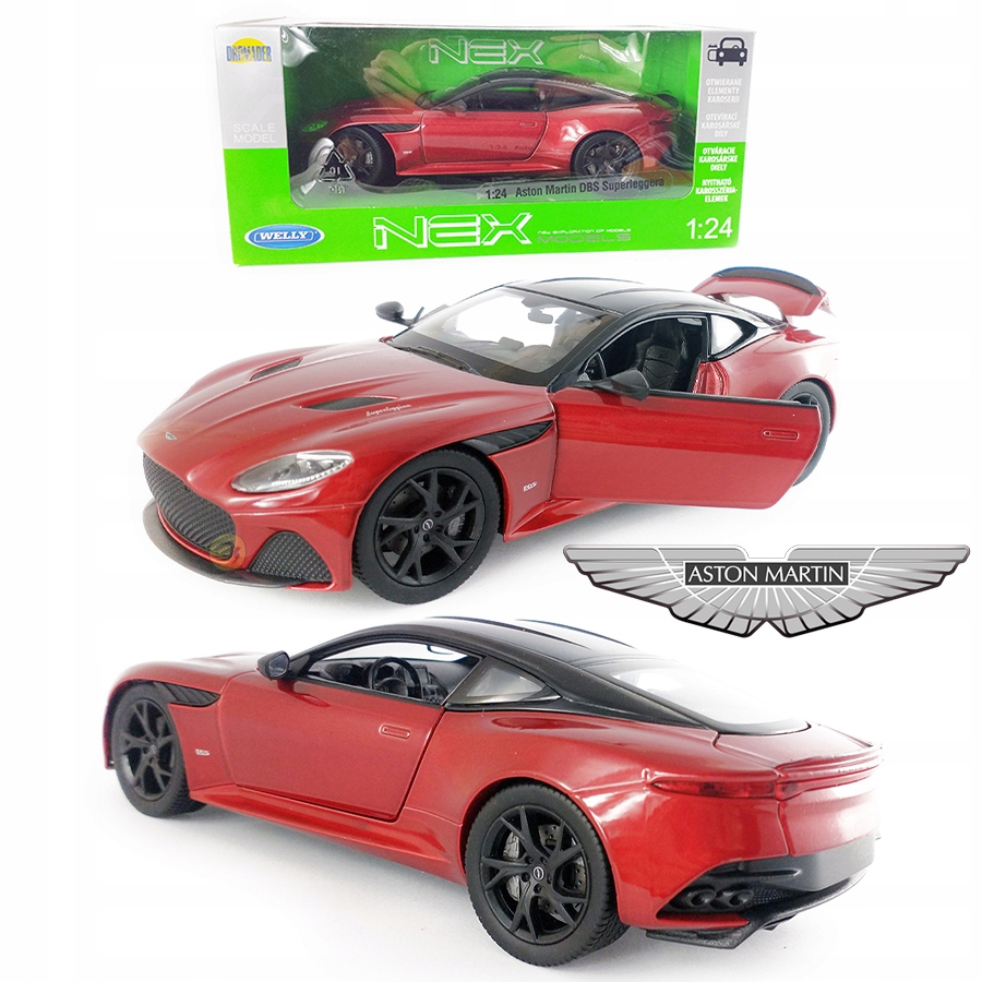 Aston Martin Dbs Superleggera Kovový Model 1:24 Welly