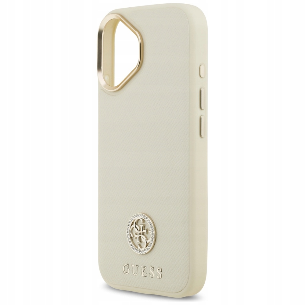 Pouzdro pro iPhone 17 Guess MagSafe – béžové, obal, kryt