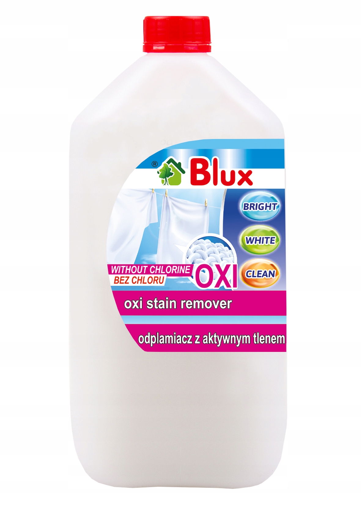 

Odplamiacz do tkanin z aktywnym tlenem Blux 5L