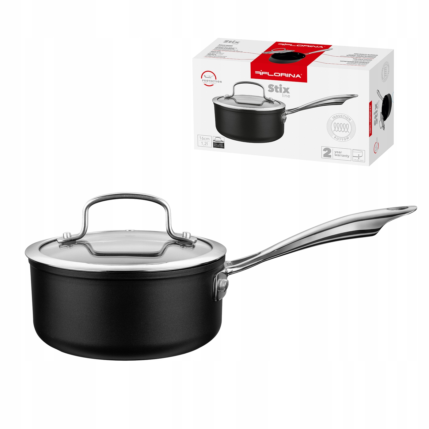 

Rondel z pokrywką Florina Stix 1,2 l indukcja