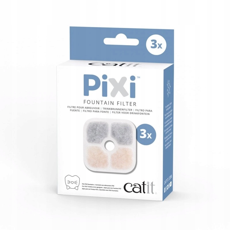 

Filtr do poidła Catit Pixi Fountain 3szt