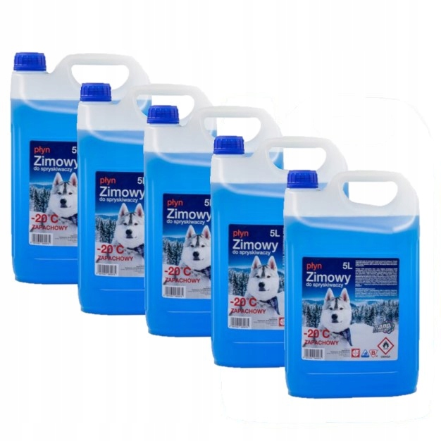 Zimowy Płyn Do Spryskiwaczy Przyjemny zapach 5x5L