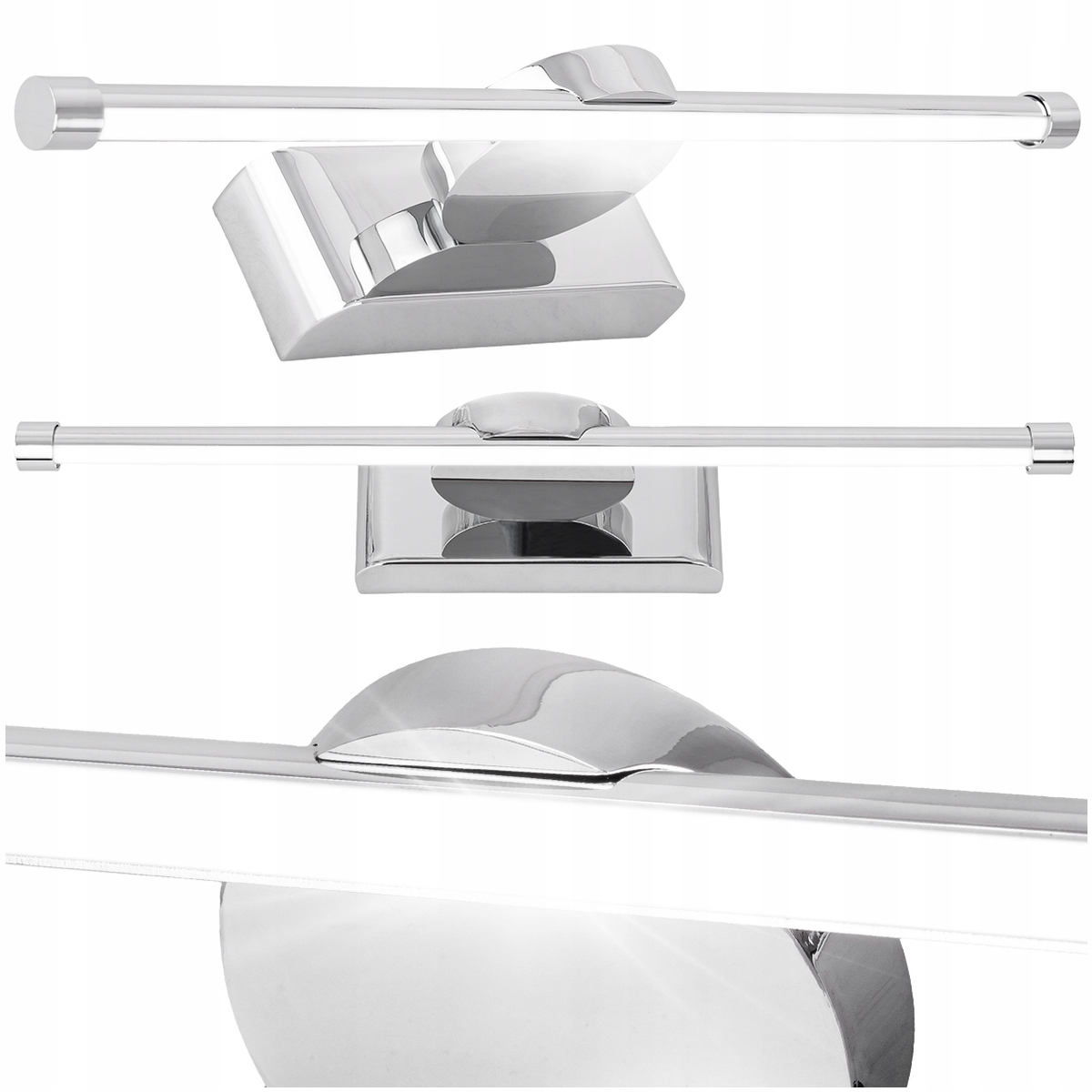 Kinkiet Led łazienkowy Lampa nad lustro szafkę 40cm do łazienki 8W chrom