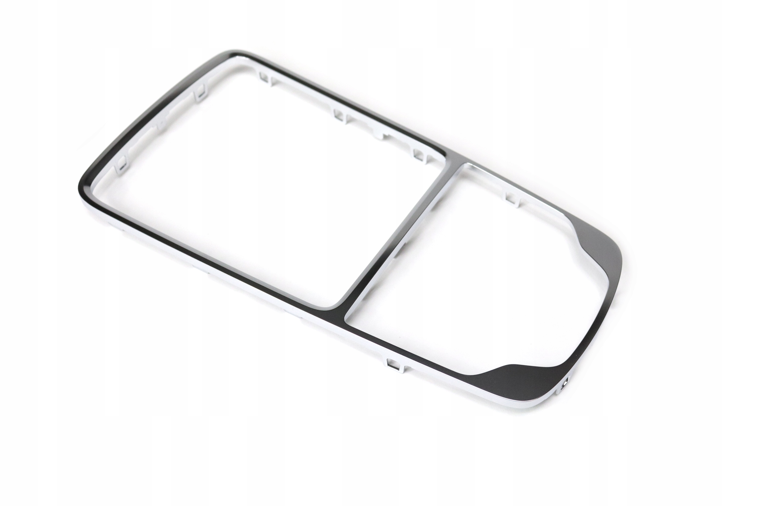 CHROM RAMKA KONSOLI MMI BIEG AUDI A3 8V ALUMINIUM ORYGINAŁ OD ASO