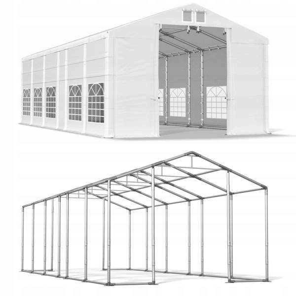 Namiot Handlowy 8x11m [3,5m] Rolniczy Das 620 W