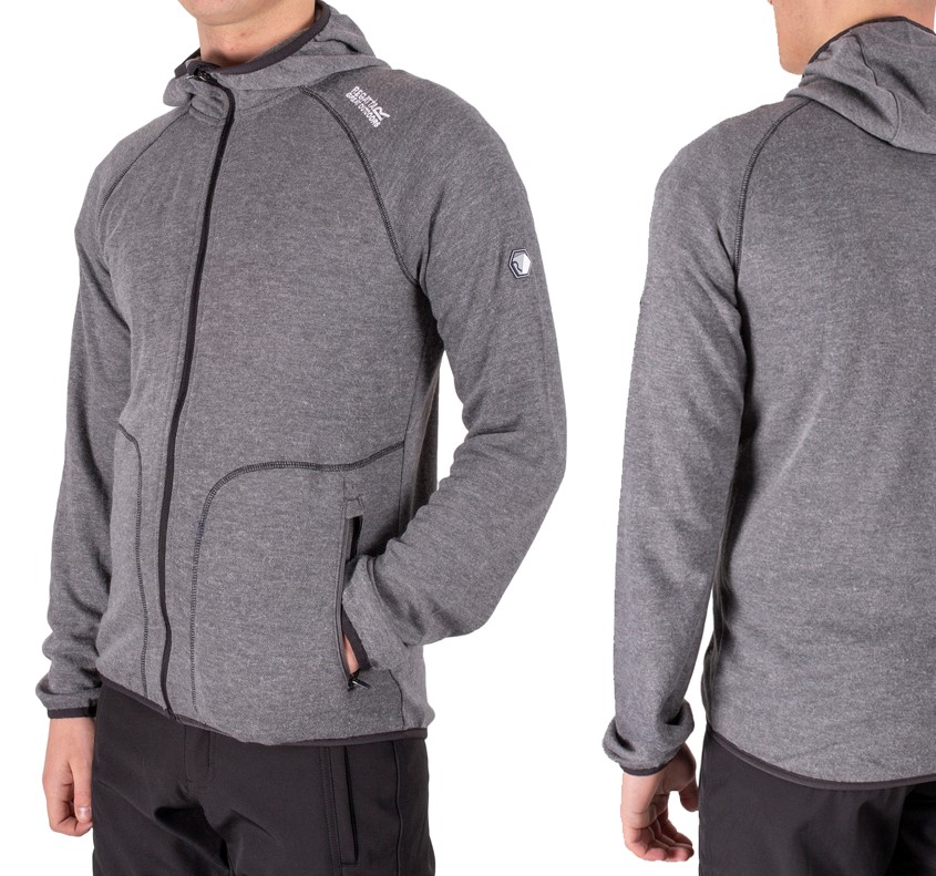 Bluza Męska Z Kapturem bluza rozpinana Polar L