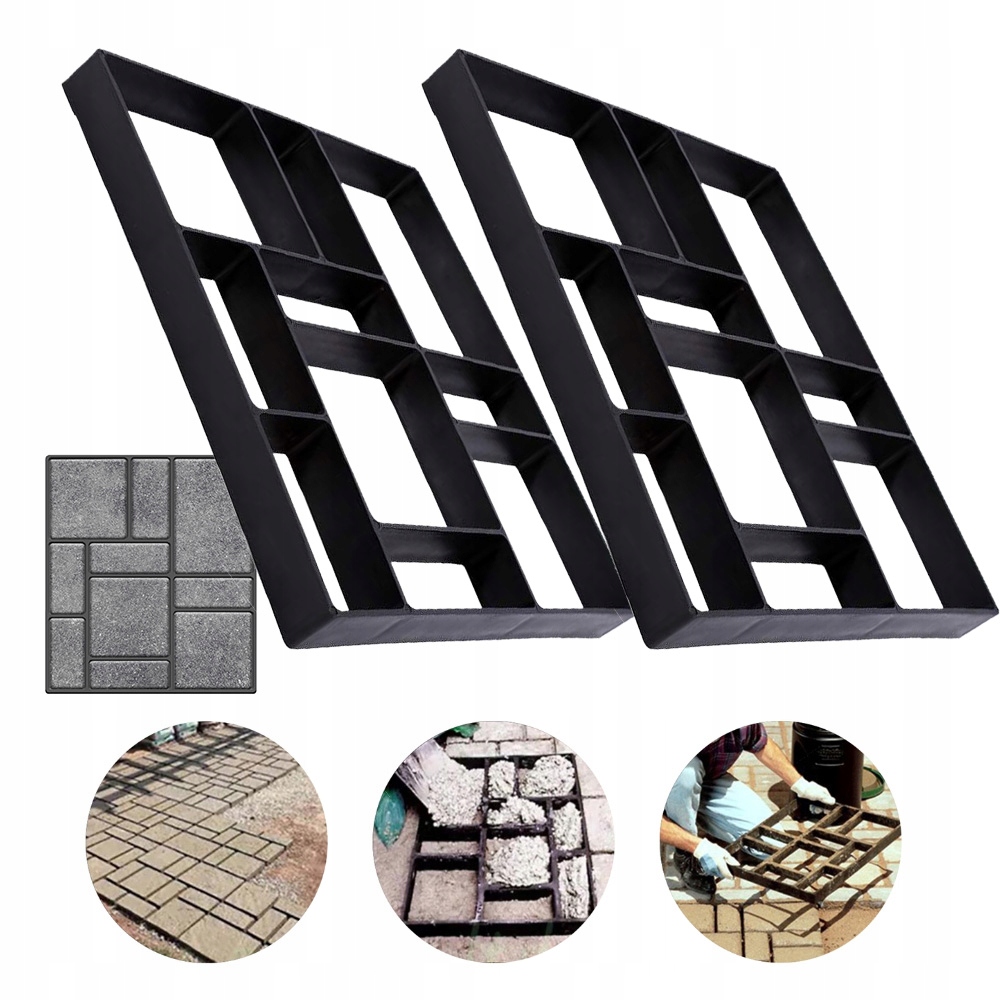 Plastové Formy Na Betonu 40 CM X 45 CM Pro Zahradní Dekorace