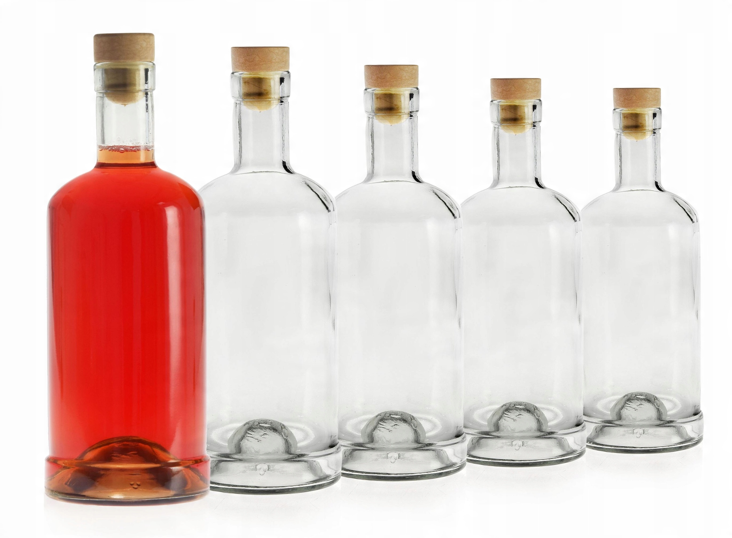 

10x Butelka szklana Statua z korkiem bimber 500ml
