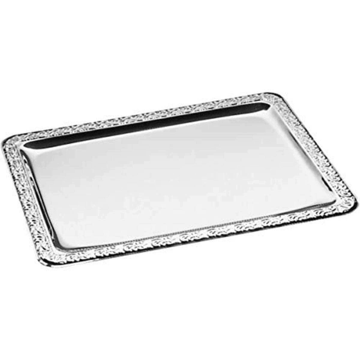 Servisní Nerezový Podnos 42X31 CM S Držadly