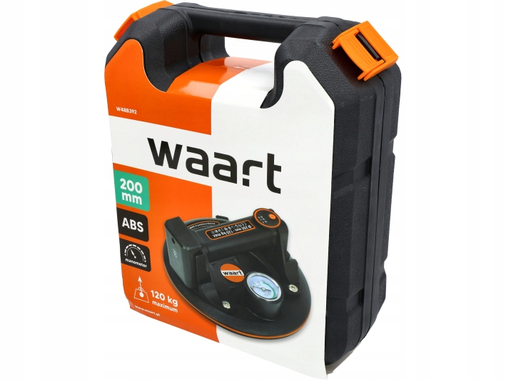 Přísavka na dlaždice 200 mm Akumulátorový kufr Nosnost 120 Kg