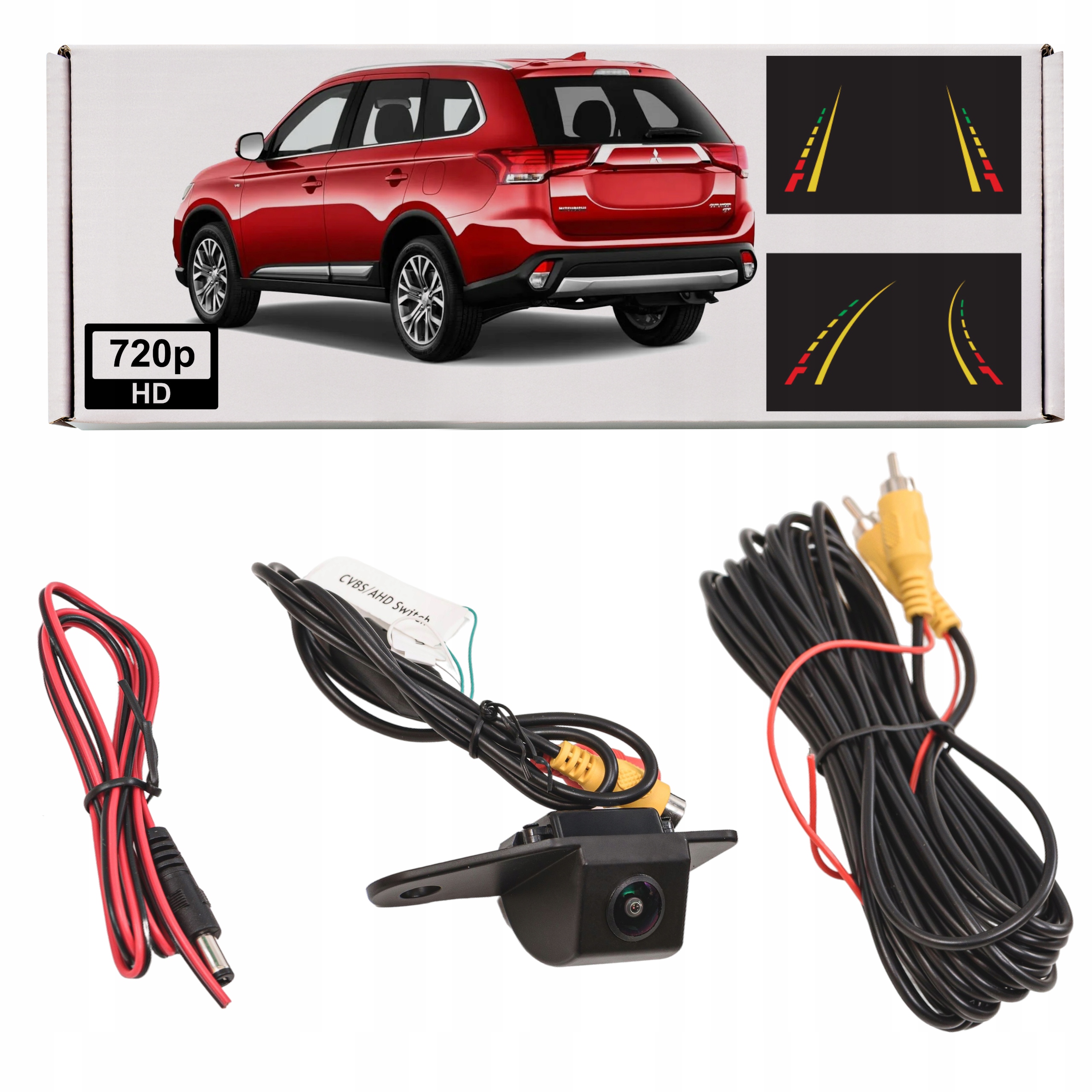 Mitsubishi Outlander III Gf 2012-18 Kamera Cofania Full Hd Dynamiczne Linie