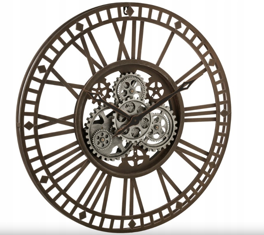 Romanove hodiny, starožitná šedá farba, J-Line