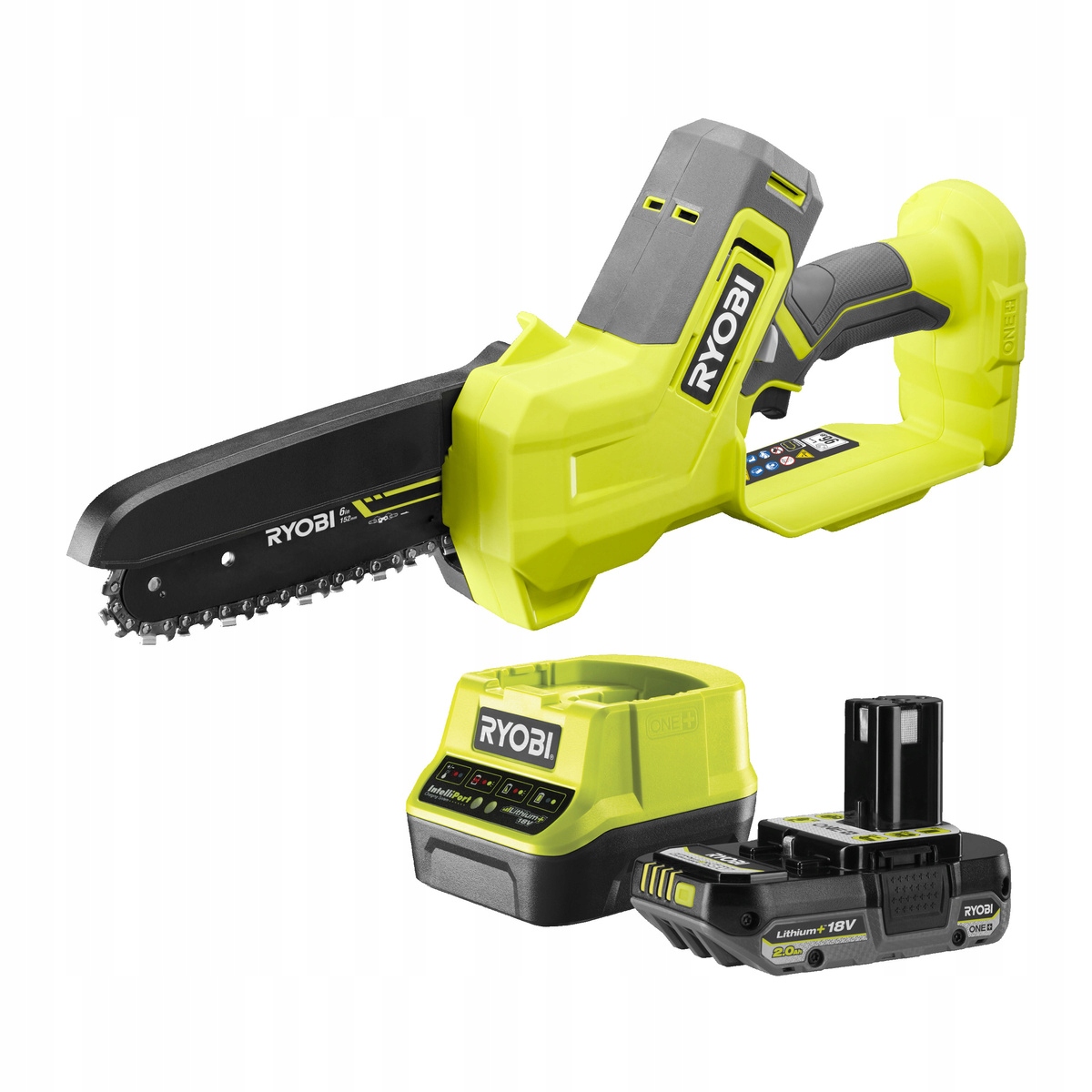 Řetězová Pila 15CM 18V One+ Aku. 2,0Ah Ryobi RY18PS15A-120 5133006554