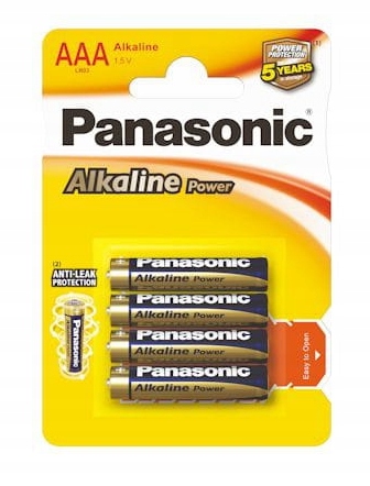 

Bateria Panasonic LR3 alkaliczna 4 sztuki