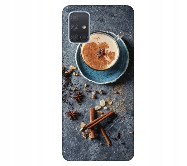 

Etui wzory do Samsung Galaxy A71 Kawa z wanilia ma