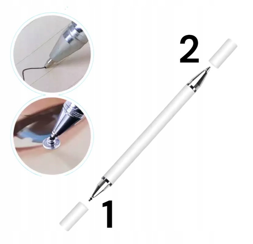 RYSIK DOTYKOWY 2W1 DO TABLETA IPADA BEZ ŁADOWANIA Materiał dominujący aluminium