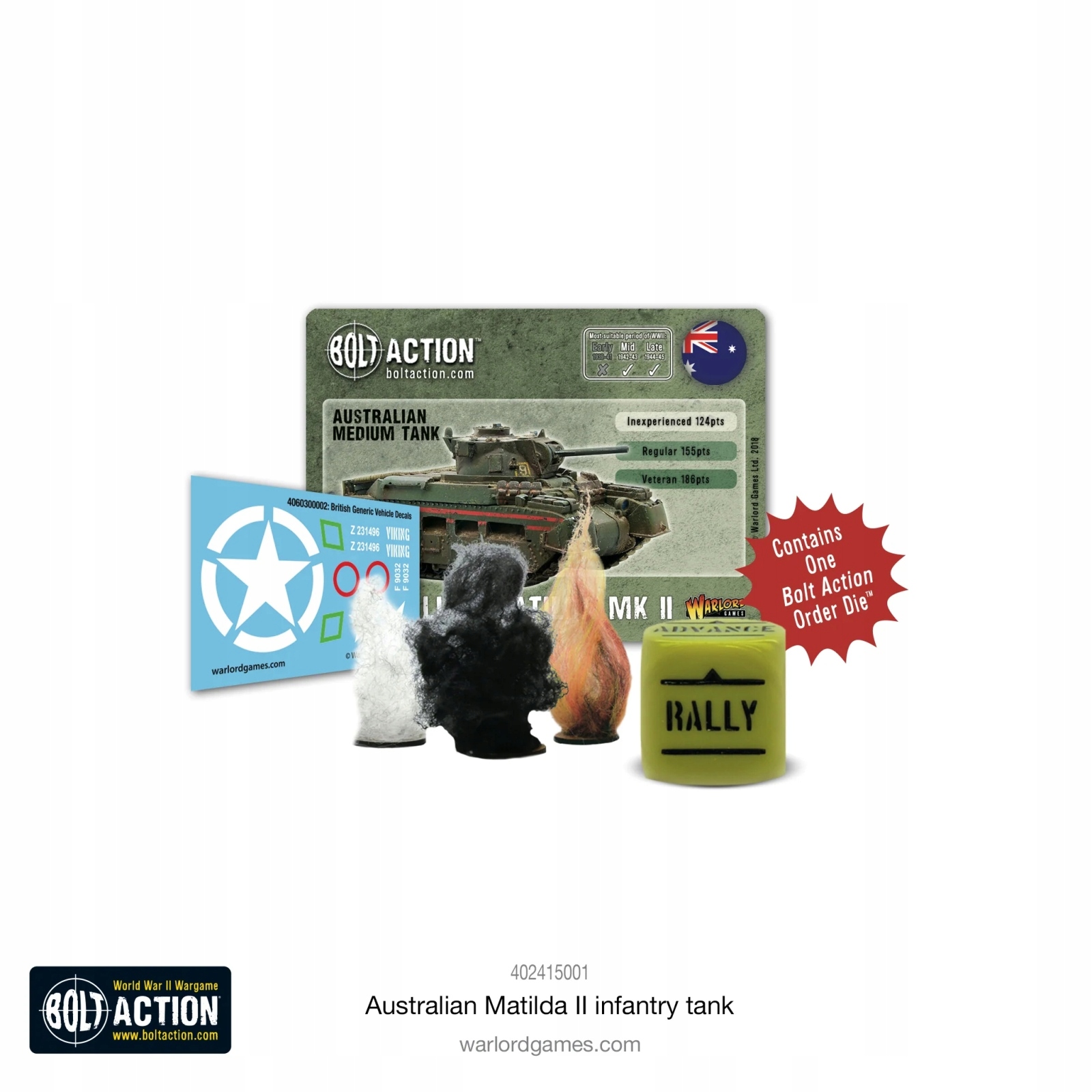 Bolt Action Australian Matilda MK II Liczba figurek 1