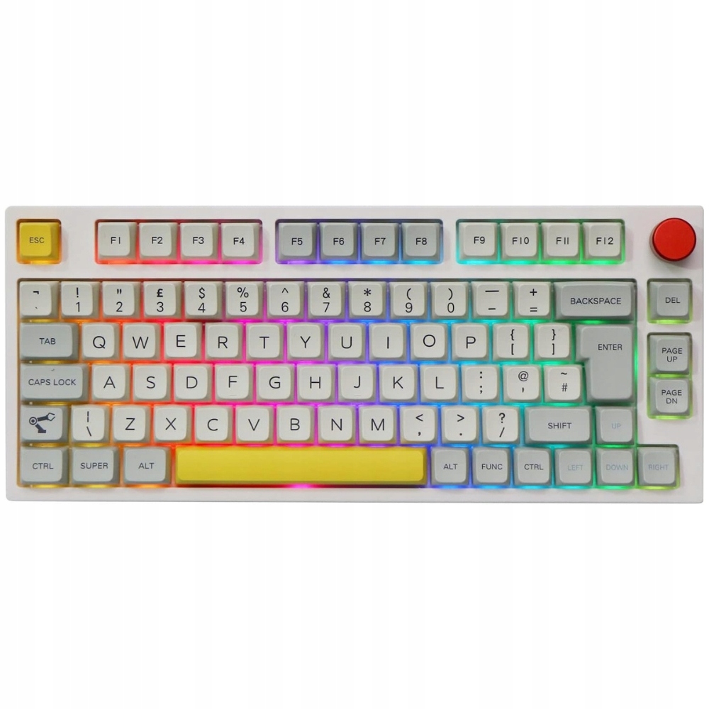 Epomaker Theory TH80 Pro Klávesnice 75% Iso Uk Hot-Swap Rgb Bluetooth/2.4G