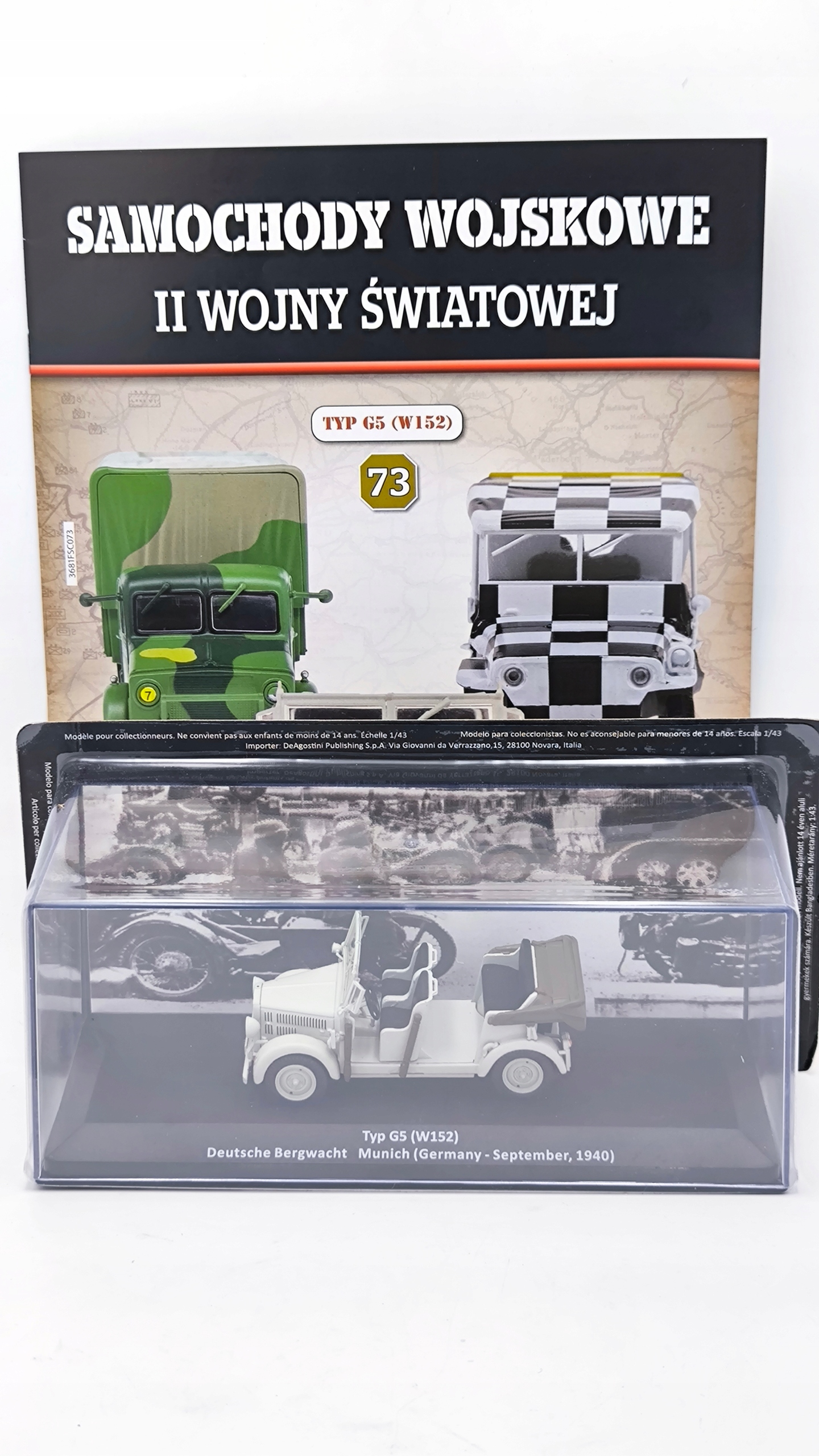 Auta 2WŚ Mercedes W152 Typ G5 1940 1:43 DeAgostini