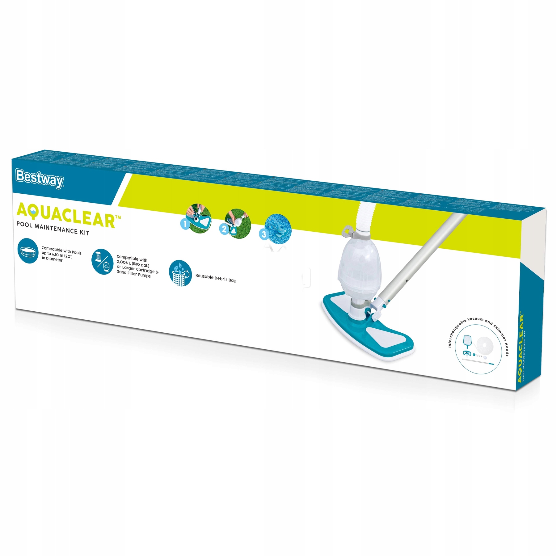 Bestway 58234 Vysavač Na Čištění Bazénu 2V1 Set Se Sítkem