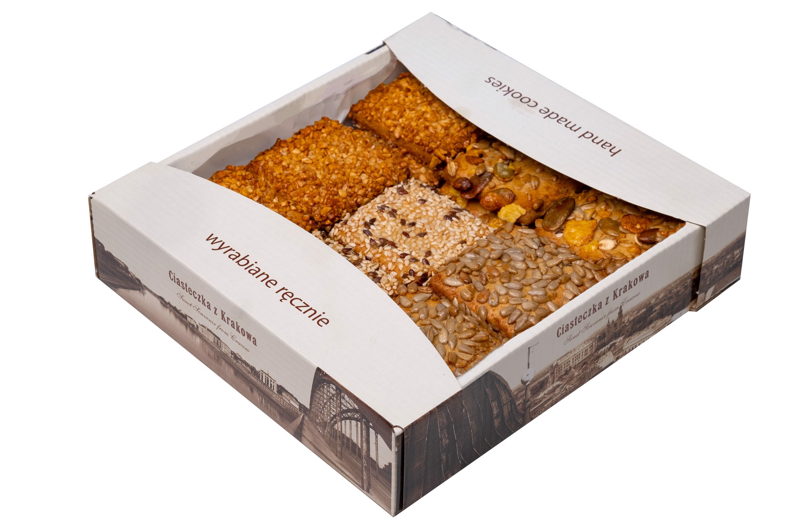 3x Krakovské sušenky Křehké sušenky se zrny 400 g