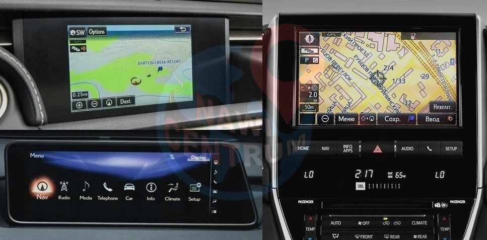 Karta Mapy 2025/2026 Lexus Premium 13MM (GEN8) 15MM (GEN9) Toyota Touch Pro