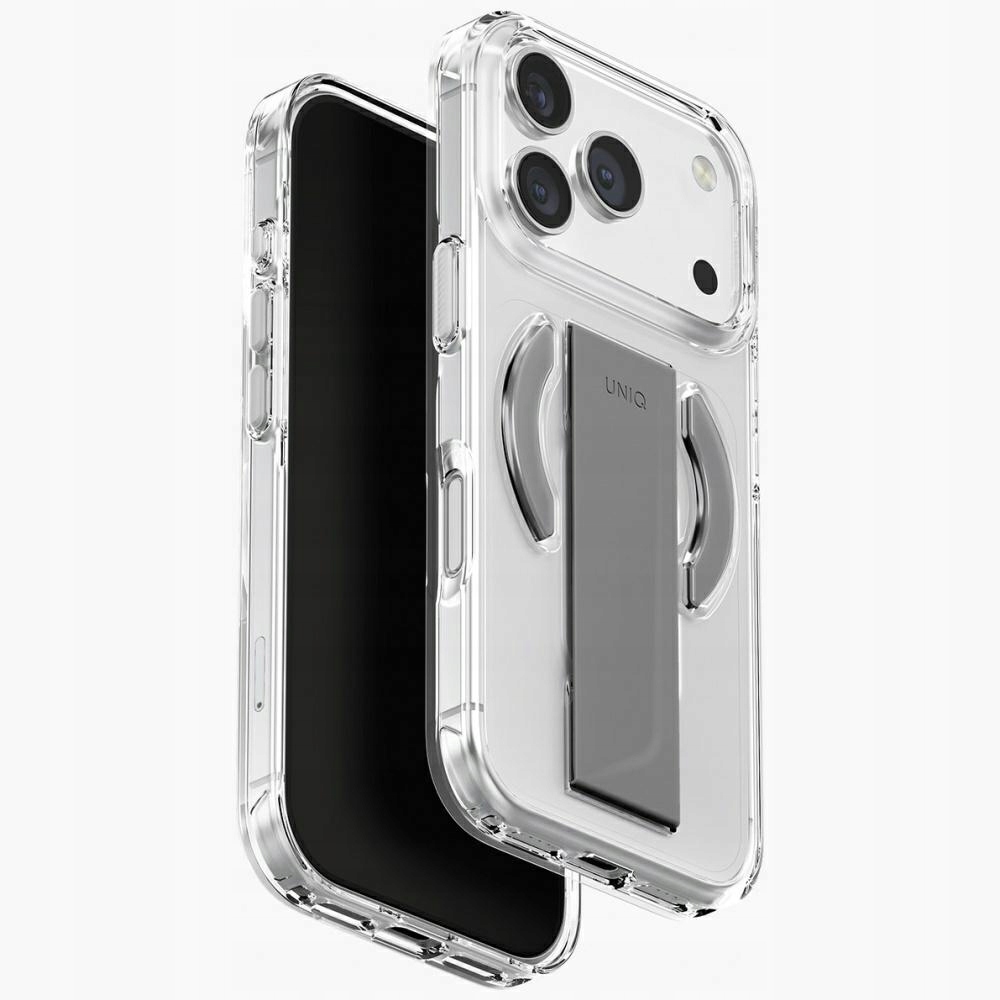 Pouzdro Uniq Heldro Air pro iPhone 17 Pro Magclick Charging průhledný
