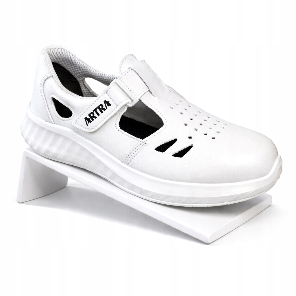Buty robocze sandały Armen białe z podnoskiem S1 Artra 39