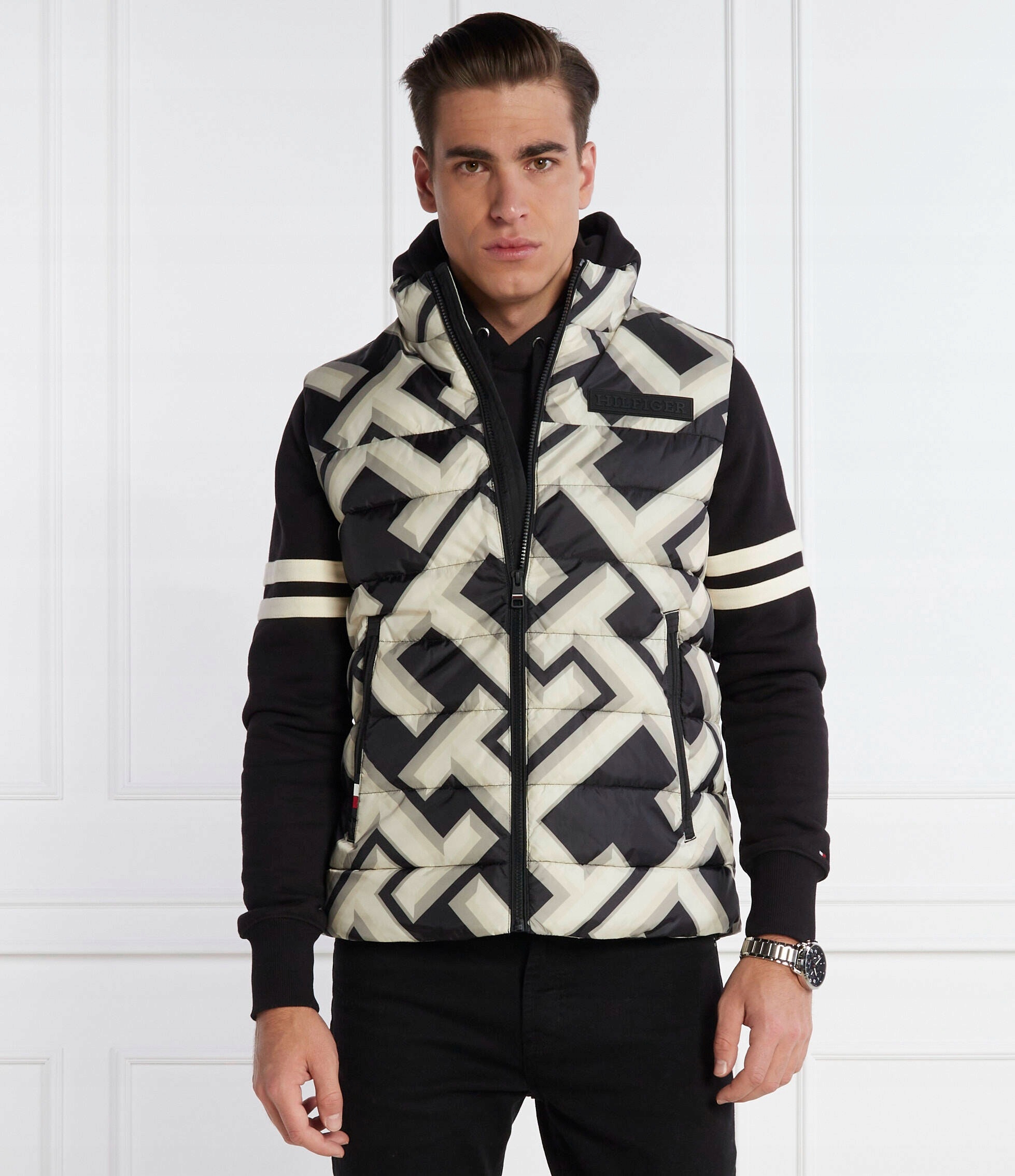 Tommy Hilfiger Vesta Bunda Bez Rukávů New York Monogram MW0MW34020 R XXL