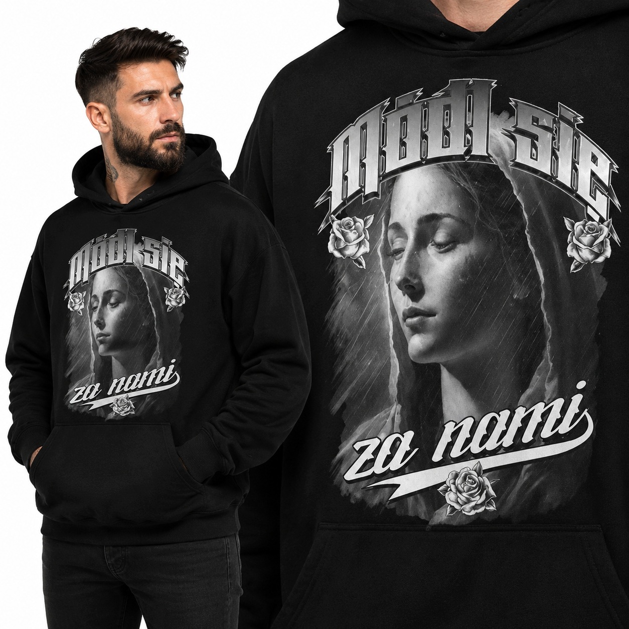 Mikina s kapucí S kapucí Maria 1 vel. S
