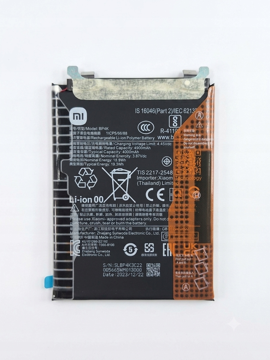 Bateria Oryginalna Xiaomi Redmi Note 12 Pro 5G Poco X5 Pro 5G Poco F5