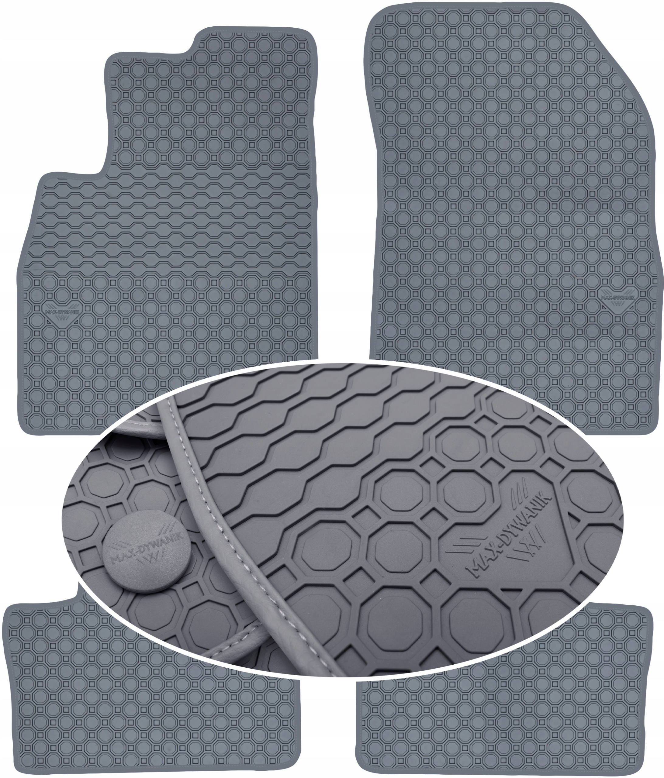 Nissan Micra IV K13 2010-2016 Koberce Šedé