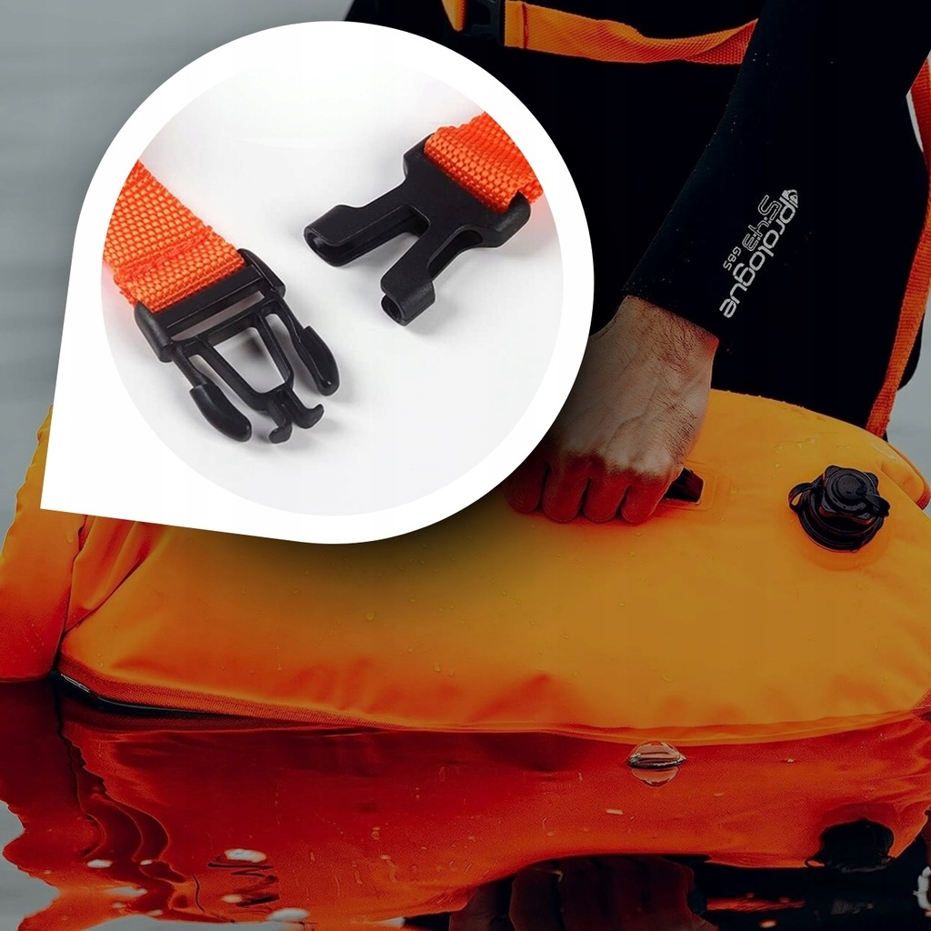 BOJKA ASEKURACYJNA DMUCHANA BOJA 2w1 SUCHA KIESZEŃ 72CM KOŁO RATUNKOWE BOJA Model DMUCHANA BOJKA ASEKURACYJNA MOCNA BOJA DO PŁYWANIA