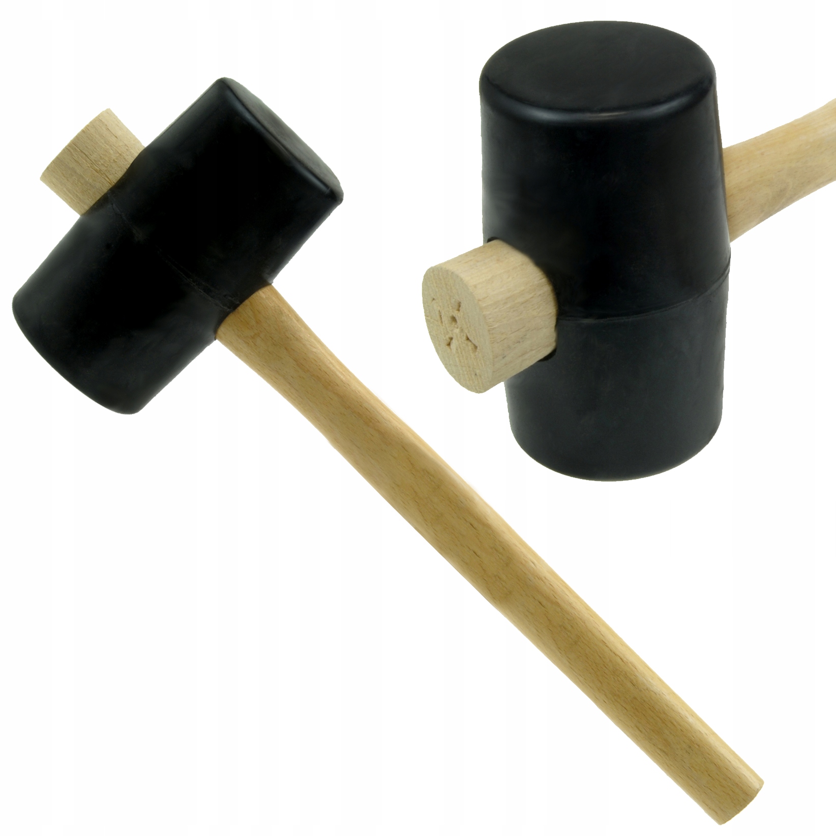 

Młotek Gumowy Twardy 1200G Drewniany Trzonek