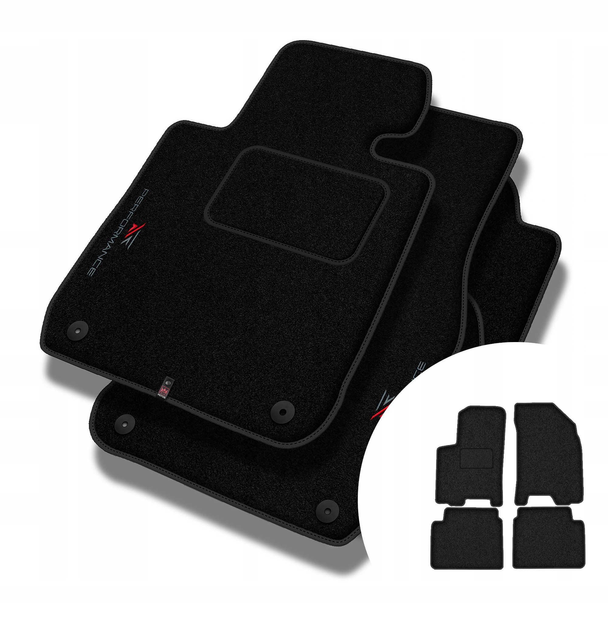 Velurové koberce Performance pro Chevrolet Aveo II T250 2006-2011