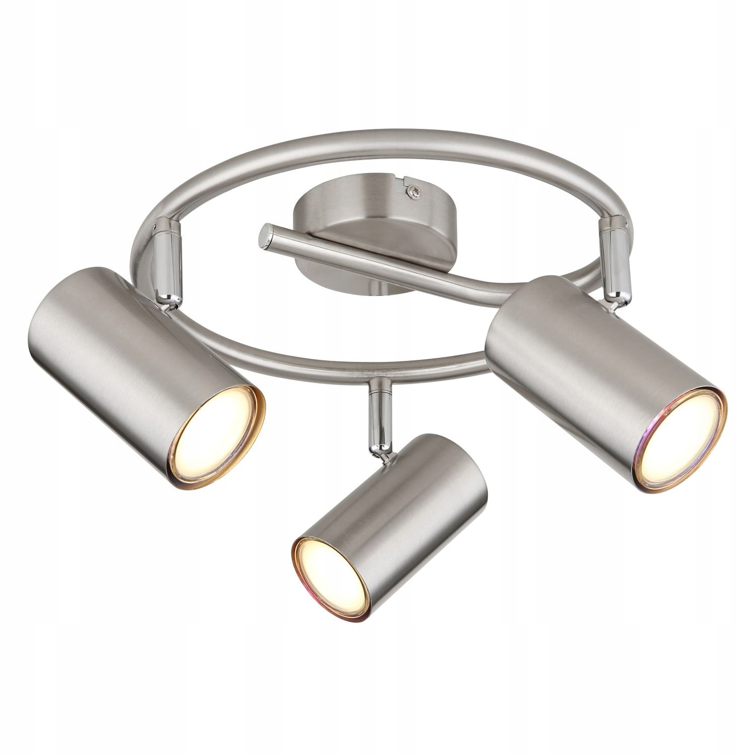 Stropný reflektor Allvi Globo 3-Svetlá Nikel Mat 25 cm