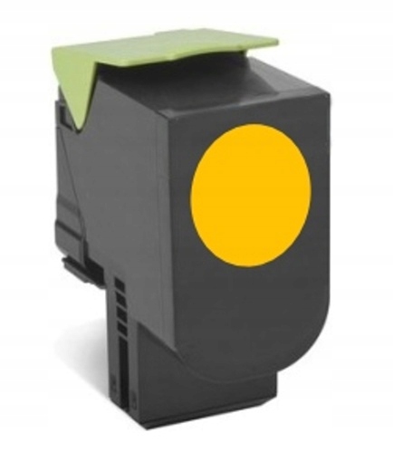 Naplnka Lexmark 80C2HY0 802HY žlutý kompatibilní toner