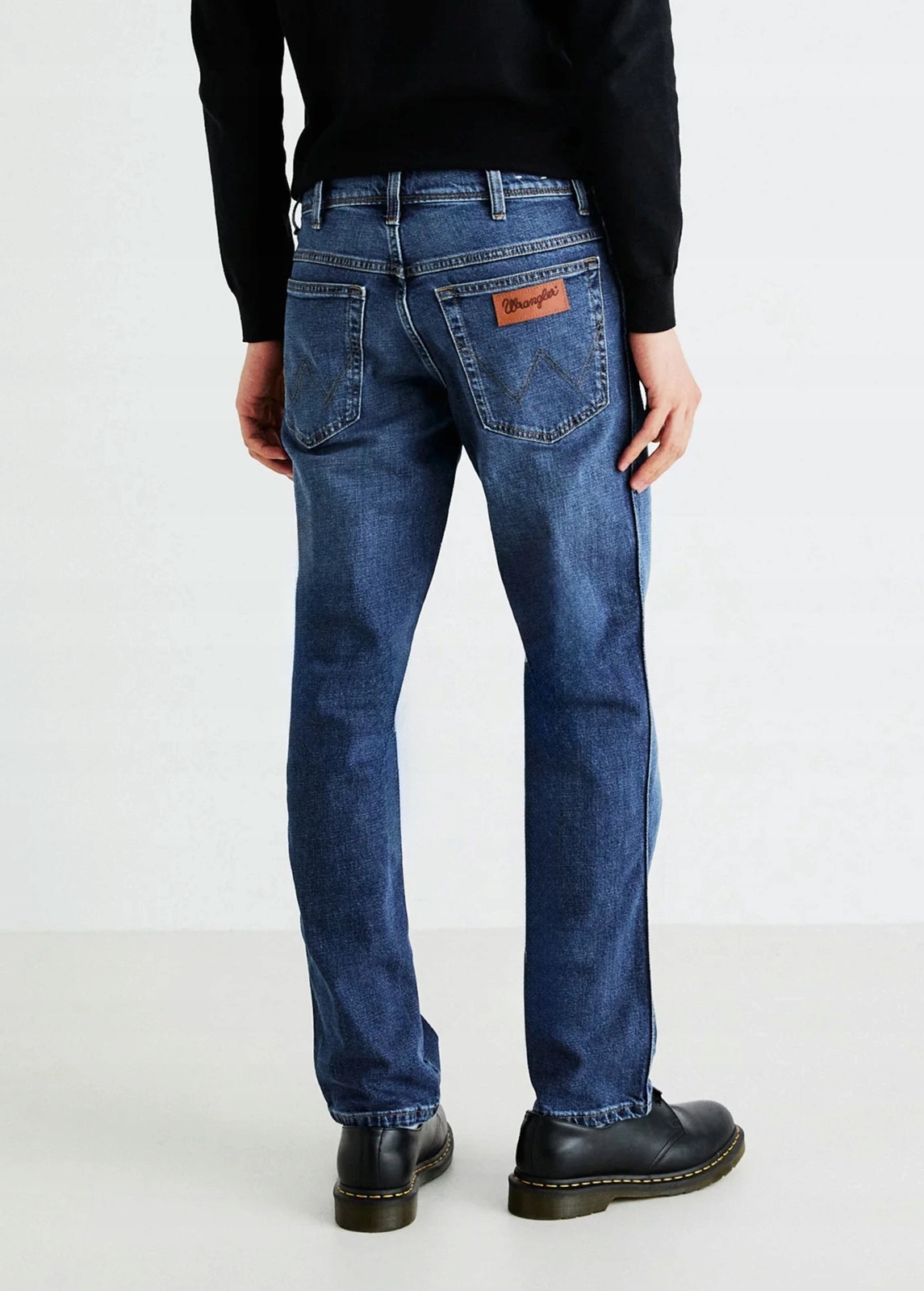 Pánské jednoduché džínové kalhoty Wrangler Texas Raindrop 112358097 38/30