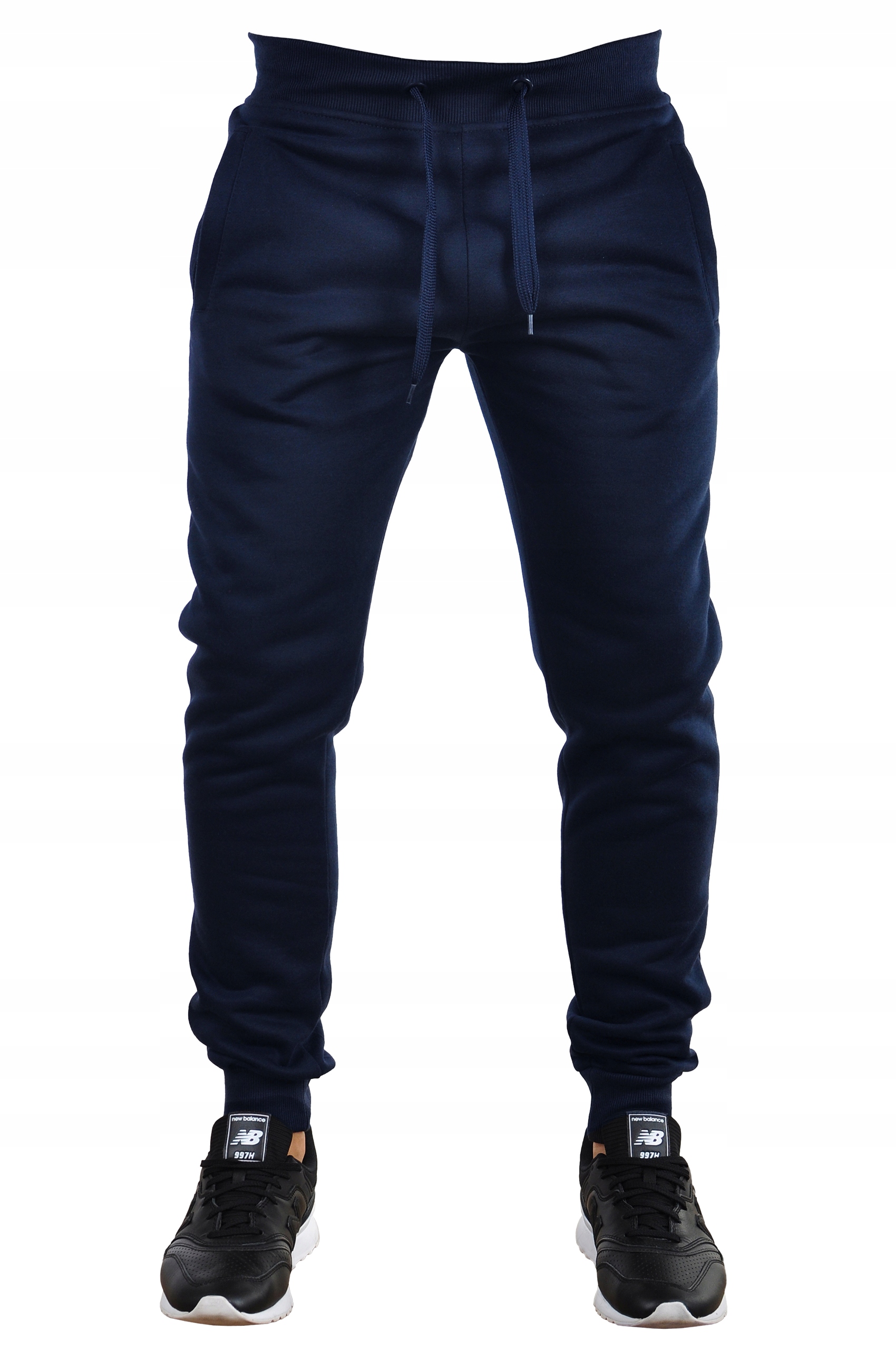 k01 r. XL MĘSKIE SPODNIE DRESOWE JOGGERY GŁADKIE Model K01