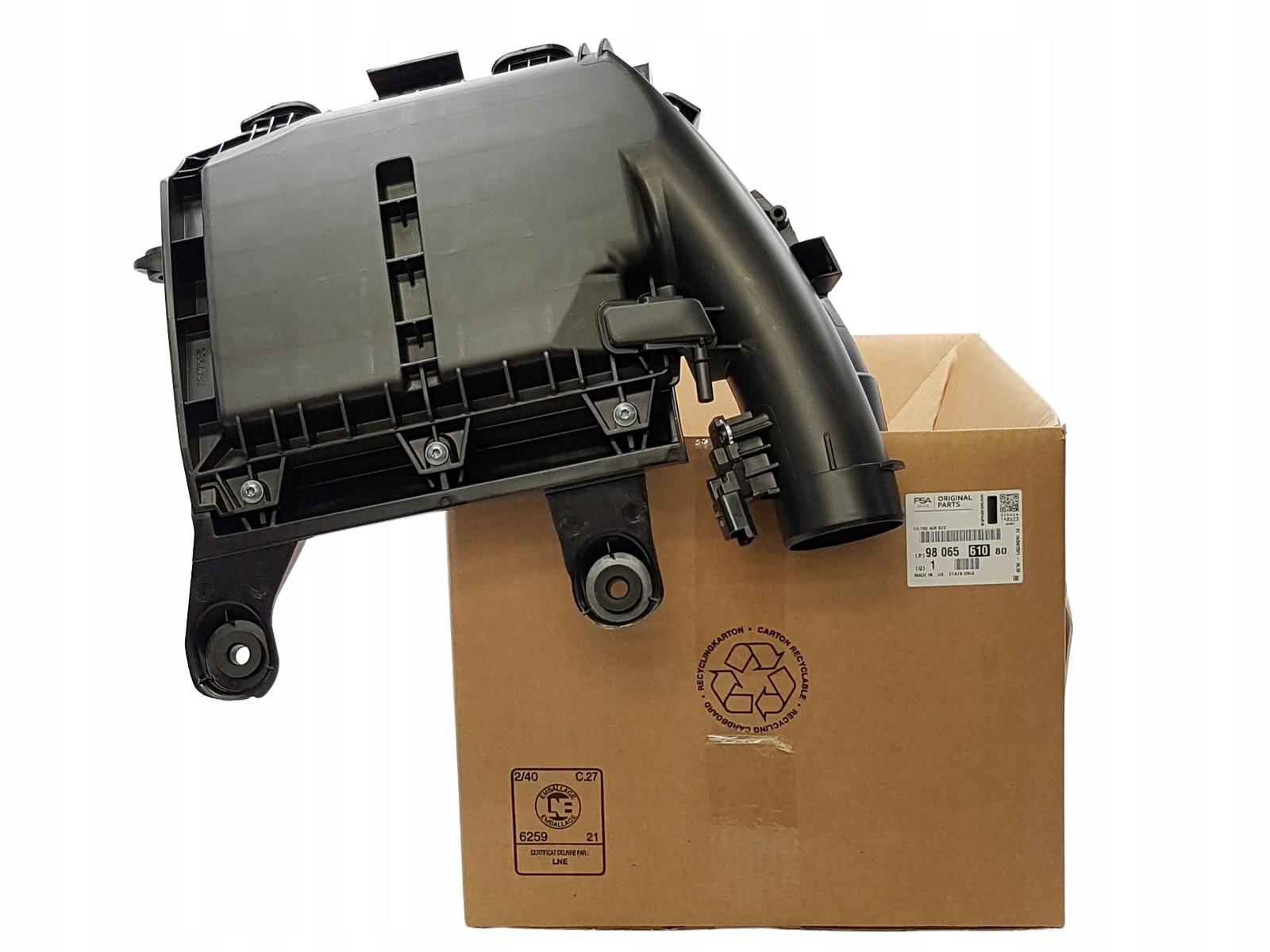 Kryt Vzduchového Filtru Citroen Peugeot 1.6HDI 8V Originál 9673061080