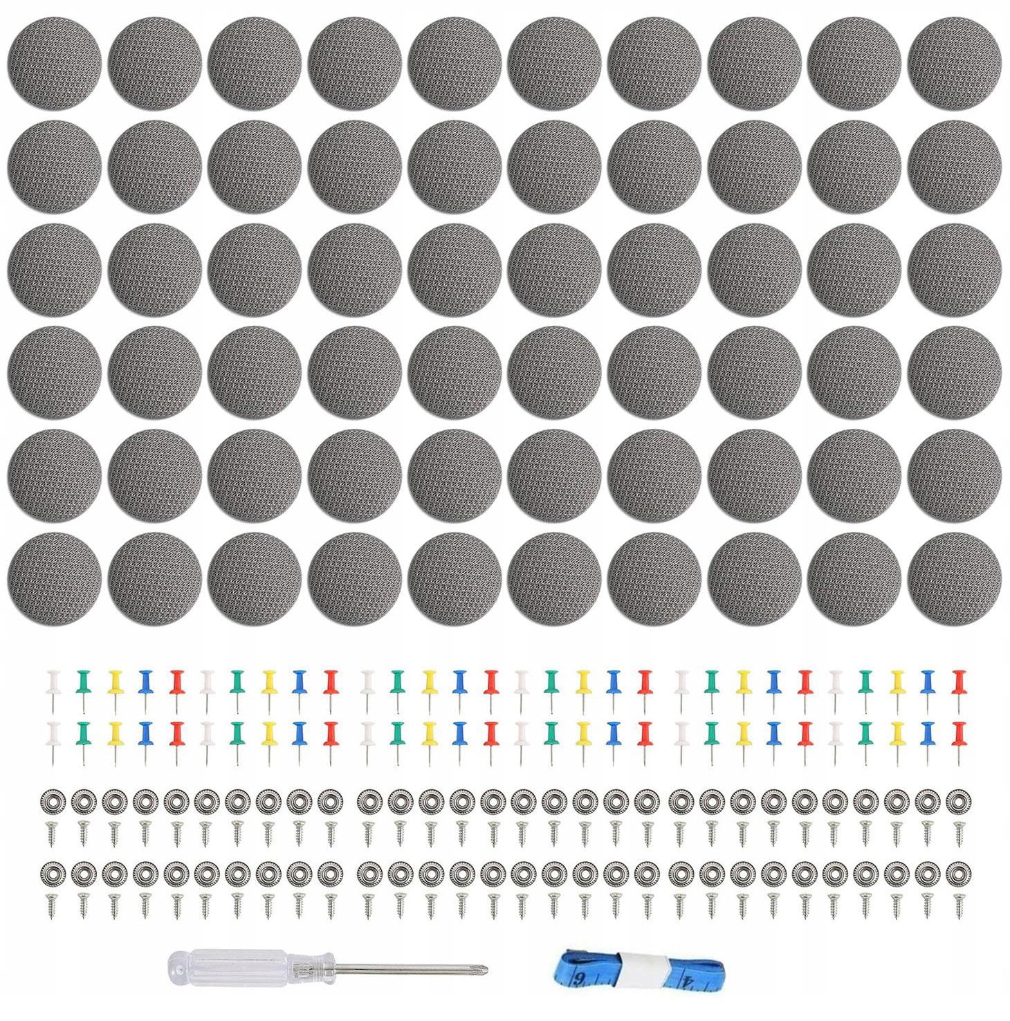 ZESTAW NAPRAWCZY DO PODSUFITKI SAMOCHODOWEJ SZARY DO NAPRAWY 100szt Jakość części (zgodnie z GVO) Z - zamiennik