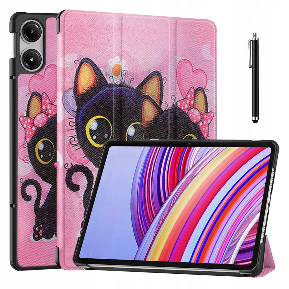 ETUI SMART GRAFIKA + RYSIK do Xiaomi Redmi Pad Pro 12,1" / POCO Pad 12,1"