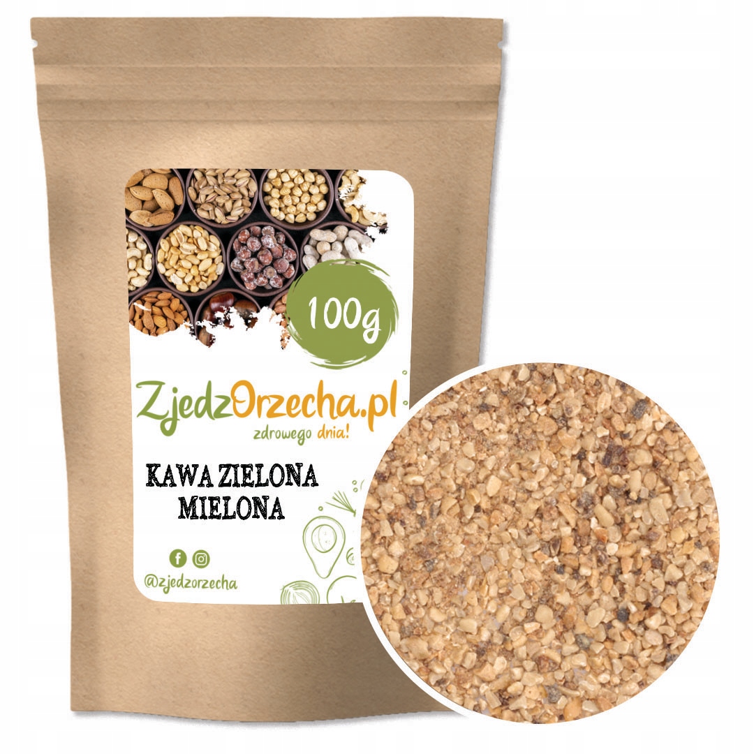 

Kawa Zielona Mielona Na Odchudzanie 100g